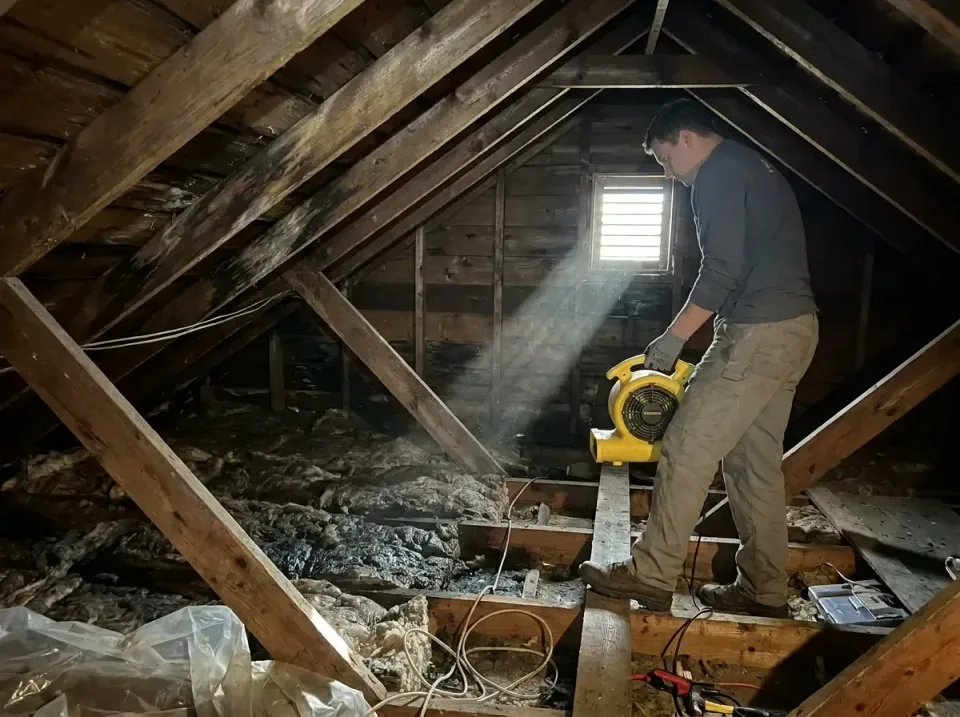attic-water-damage-drying-proc-007 — frequently asked questions, Emergency Water Extraction & 24/7 Flood Response in New Cas…